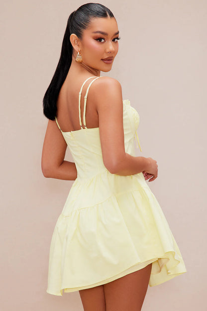 Jasmine Poplin A-Line Mini Dress