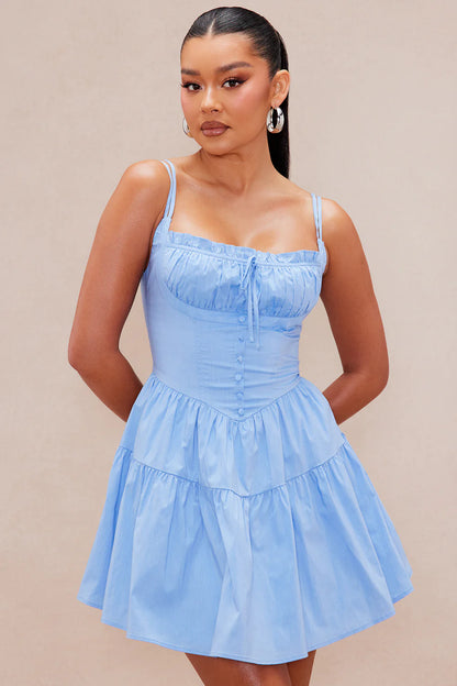 Jasmine Poplin A-Line Mini Dress
