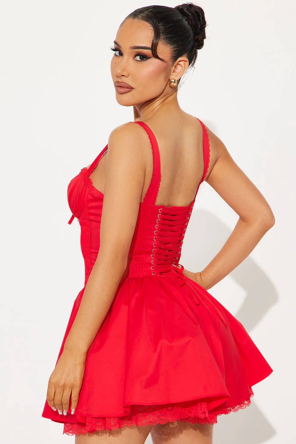 Fall For Me Romper - Red