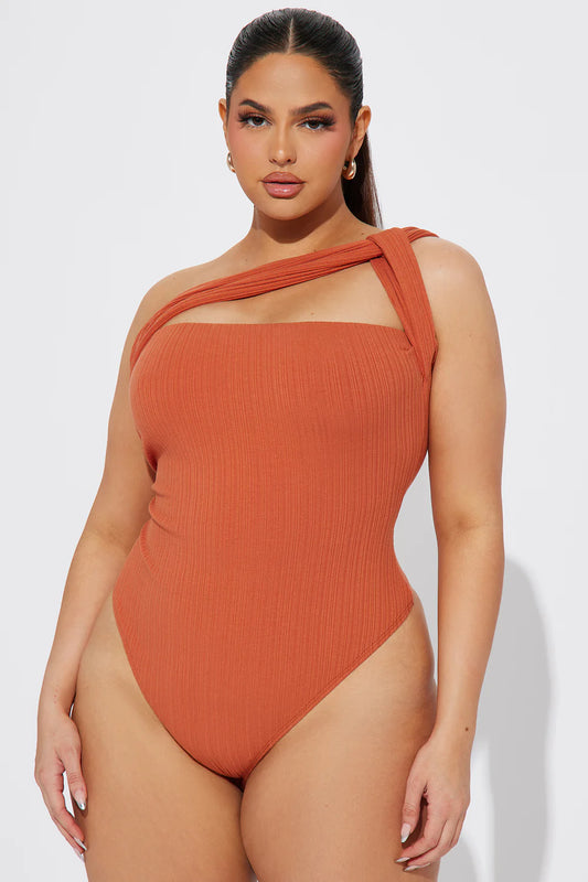 Catalina Island Bodysuit - Rust
