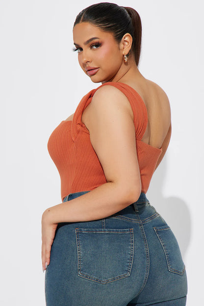 Catalina Island Bodysuit - Rust