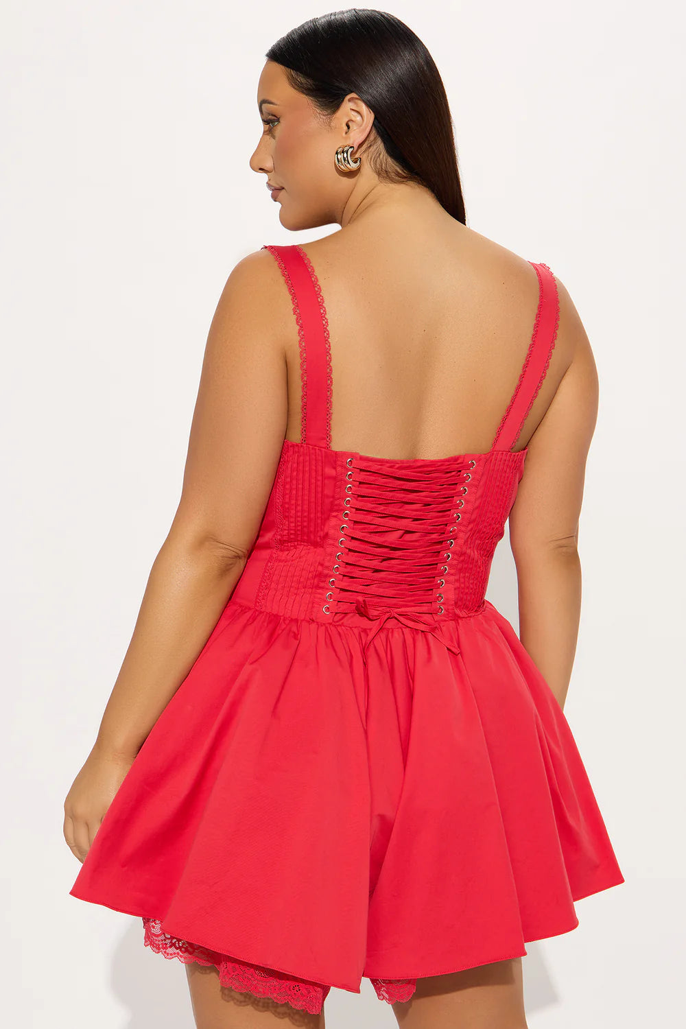 Fall For Me Romper - Red