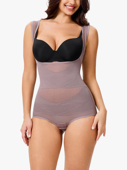 Mesh bodysuit for tummy control