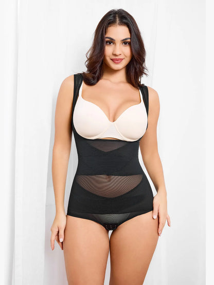 Mesh bodysuit for tummy control