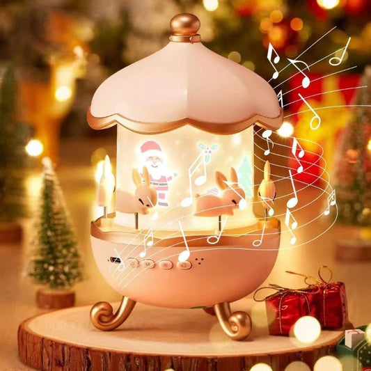 360º Rotating Rabbit Night Light Projector